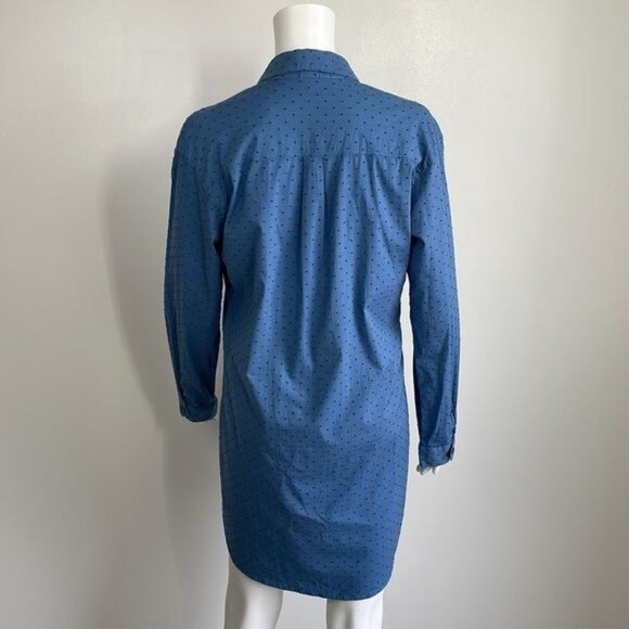 MONROW Long Sleeve Shirt Dress - M - Picture 5 of 9